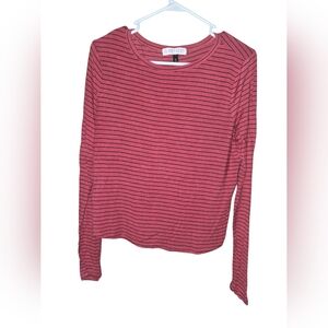 5/182. Planet Gold Striped Crew Neck Top